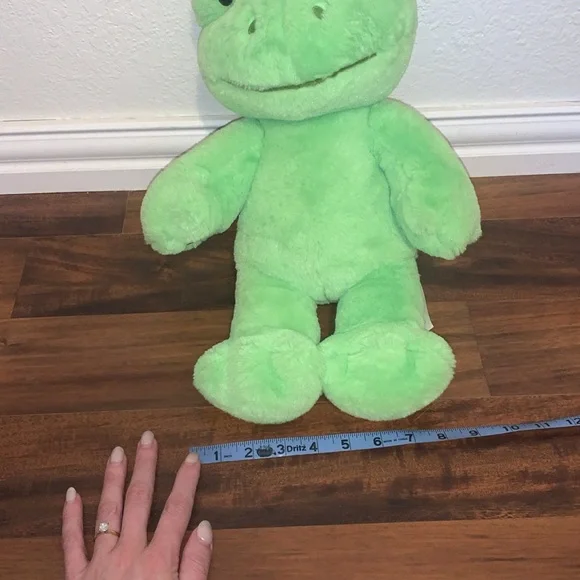 Build A Bear Frog BAB Workshop 16” Green Frog Plush Stuffed Animal